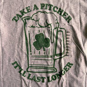 Funny St. Patrick's Day Shirt, Beer Photographer Sz Small